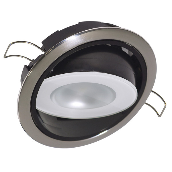 Lumitec Mirage Positionable Down Light - White Dimming - Polished Bezel (115113)