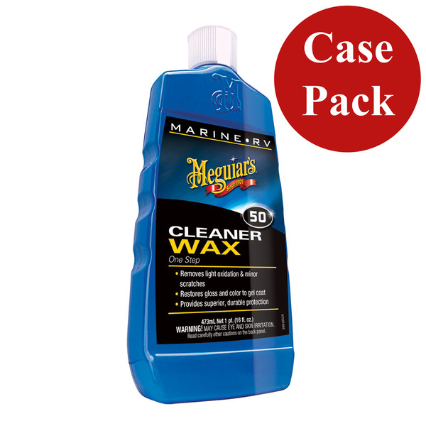 Meguiars Boat/RV Cleaner Wax - 16 oz - *Case of 6* (M5016CASE)