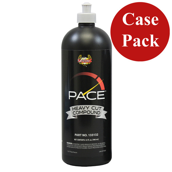 Presta PACE Heavy Cut Compound - 32oz - *Case of 6* (133132CASE)