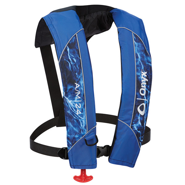 Onyx A/M-24 Automatic/Manual Inflatable Life Jacket (PFD) - Mossy Oak Elements (132000-855-004-19)