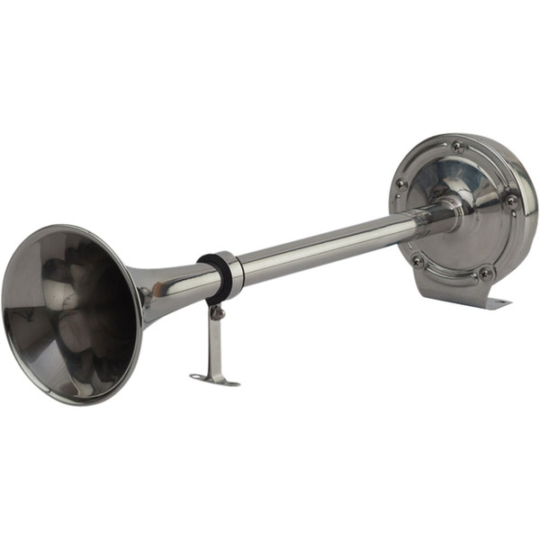 Sea-Dog MaxBlast Stainless Steel Trumpet 12V Horn - Single (431510-1)