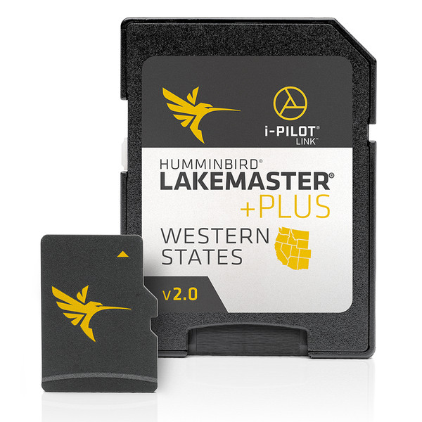 Humminbird Lakemaster+ Maps, Western States V2 (600011-5)