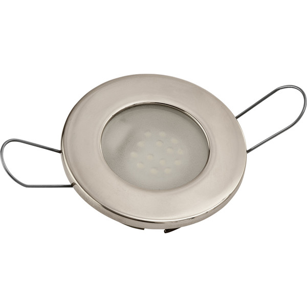 Sea-Dog LED Overhead Light - Brushed Finish - 60 Lumens - Frosted Lens - Stamped 304 Stainless Steel (404232-3)