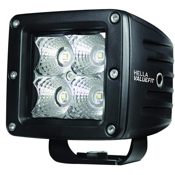 Hella Marine Value Fit LED 4 Cube Flood Light - Black (357204031)