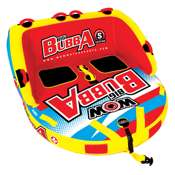 WOW Watersports Big Bubba HI-VIS 2P Towable - 2 Person (17-1050)