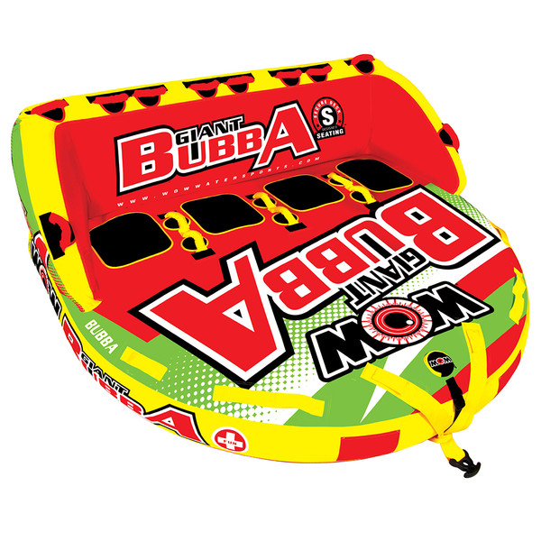 WOW Watersports Giant Bubba HI-VIS 4P Towable - 4 Person (17-1070)