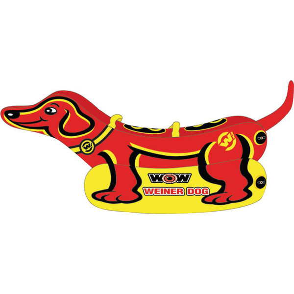 WOW Watersports Weiner Dog 2 Towable - 2 Person (19-1000)