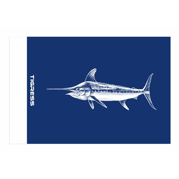 Tigress Blue Marlin Release Flag - 12" x 18" (88422)