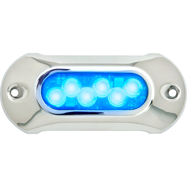 Attwood Light Armor Underwater LED Light - 6 LEDs - Blue (65UW06B-7)
