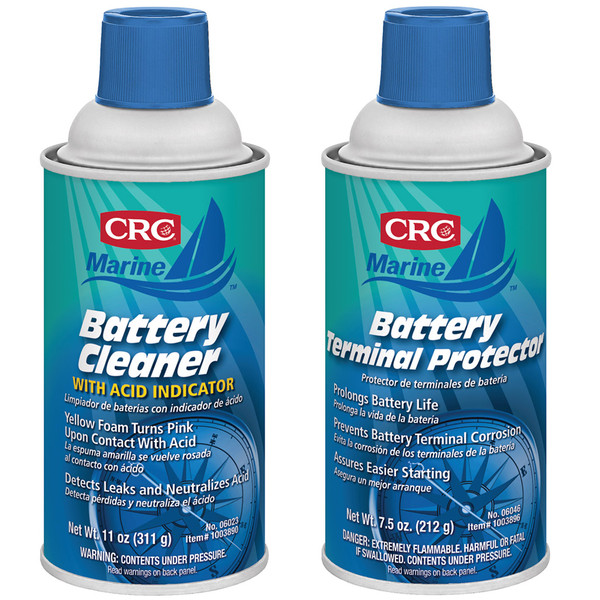 Crc Marine Battery Terminal Cleaner And Protector Bundle (1003890/1003896)