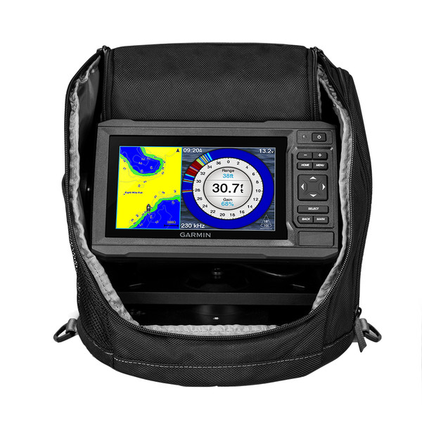 Garmin EchoMap UHD 63cv, US Ice Fishing Bundle (010-02330-15)