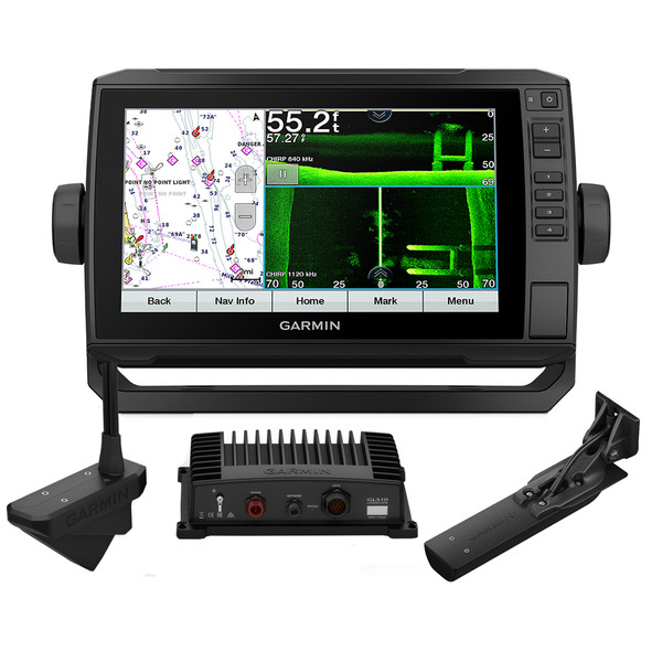 Garmin ECHOMAP UHD 93sv Combo GPS/Fishfinder Livescope Bundle - Preloaded US LakeVu g3 w/GT56UHD-TM (010-02523-01/LIVE)