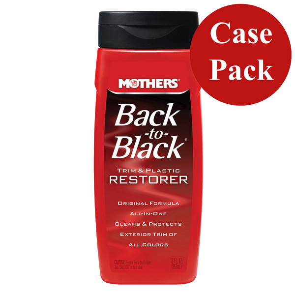 Mothers Back-To-Black Trim  Plastic Restorer - 12oz *Case of 6* (06112CASE)