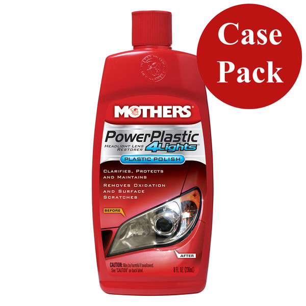 Mothers PowerPlastic 4Lights Plastic Polish -8oz - *Case of 6* (08808CASE)