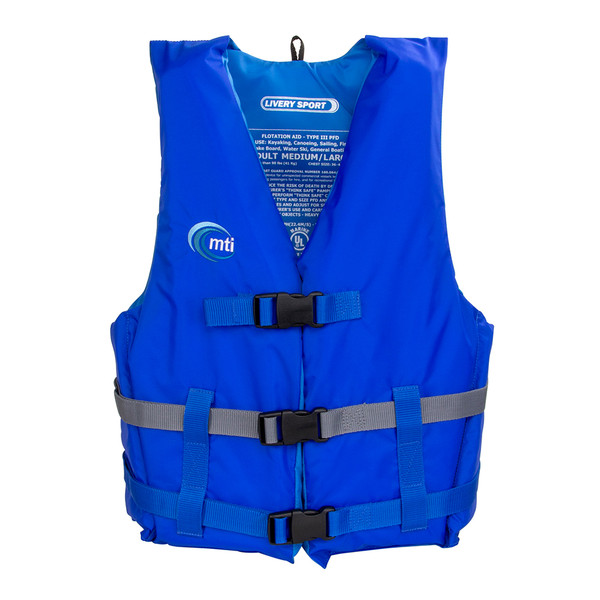 MTI Livery Sport Life Jacket - Blue - X-Small/Small (MV701D-XS/S-131)