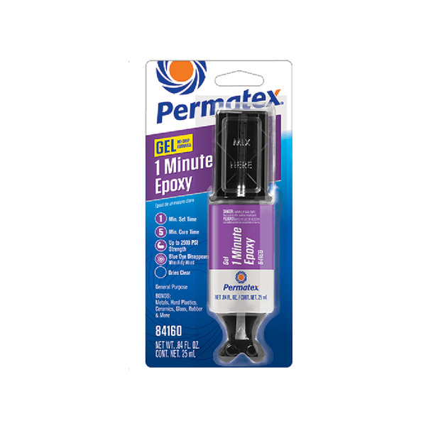 Permatex 1 Minute General Purpose Gel Epoxy - .84oz (84160)