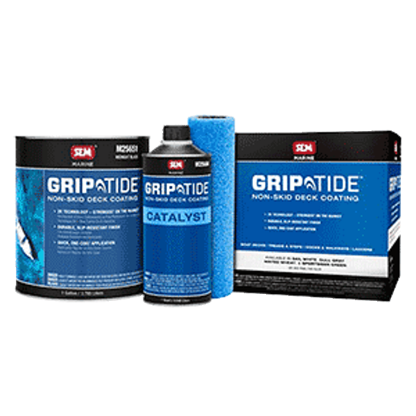 SEM GripTide Non-Skid Deck Coating Kit - Midnight Black (M25650)