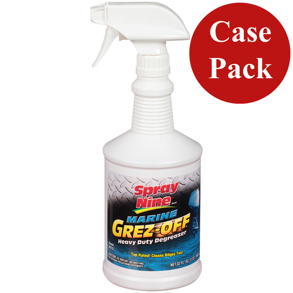 Spray Nine Marine Grez-Off Heavy Duty Degreaser - 32oz Round Bottle *12-Pack (30232-12PACK)