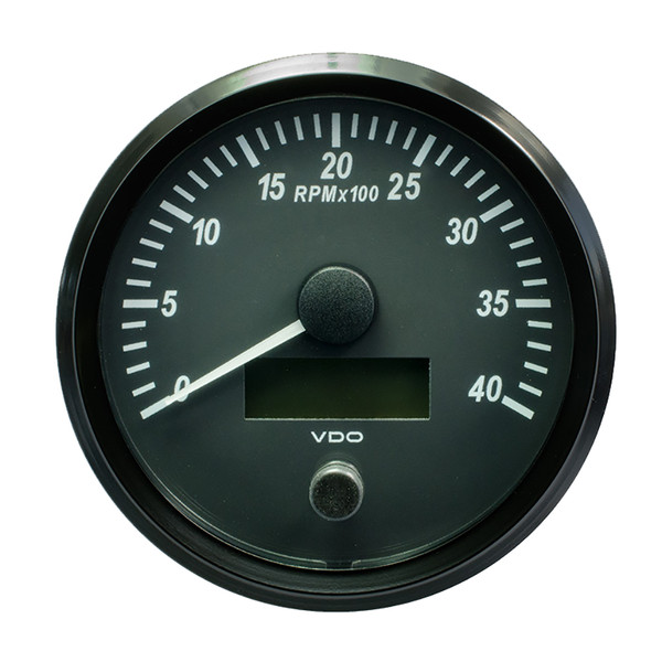 VDO SingleViu 100mm (4") Tachometer - 4000 RPM (A2C3832800030)