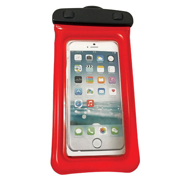 WOW Watersports H2O Proof Phone Holder - Red 4" x 8" (18-5000R)