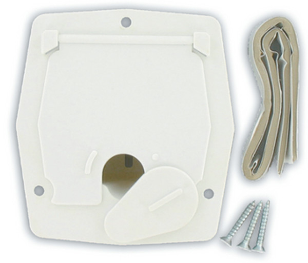 Valterra Small Square White Cable Hatch A10-2143VP