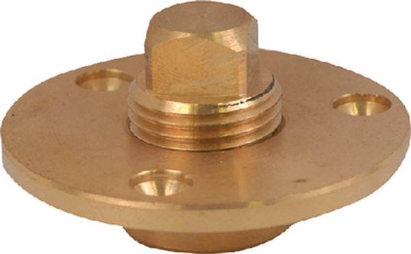 Attwood Marine Garboard Drain Bronze 1/2 Inch 7555-3