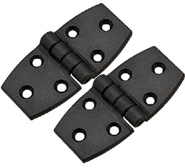 Sea-Dog Line Hinge- Door Black Nylon Pair 202530-1