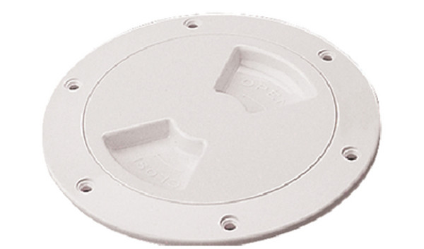 Sea-Dog Line Deck Plate Wh Smooth 5 Qtr Trn 336150-1