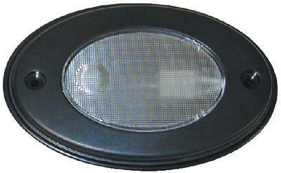 T-H Marine Oval Courtesy Light Black OCL1KDP