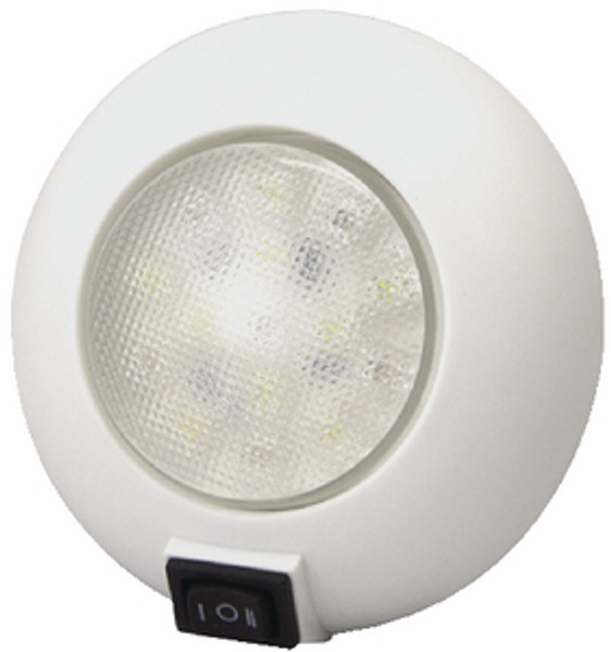 T-H Marine Led Dome W- Switch  Red-White LED51830DP