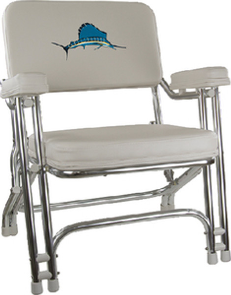 Springfield Marine Deck Chair With Sail Fish Embr. 1080021-EMB