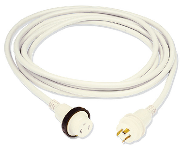 Marinco 30A Shore Power Cord White 50Ft 199120