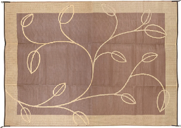 Camco Outdoor Ma9'X12' Leaf Brwn/Tan 42855
