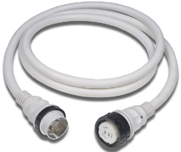 Marinco Cordset 50A 125/250V 25Ft Whit 6152SPPW-25