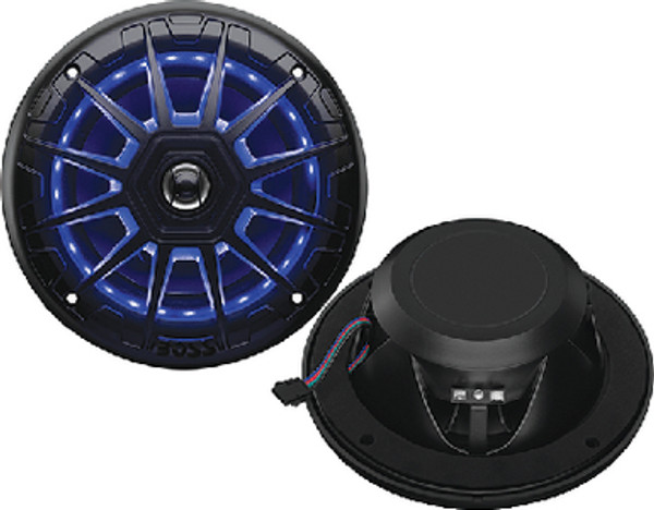 Seachoice LED Speakers Black Pair MRGB65SC