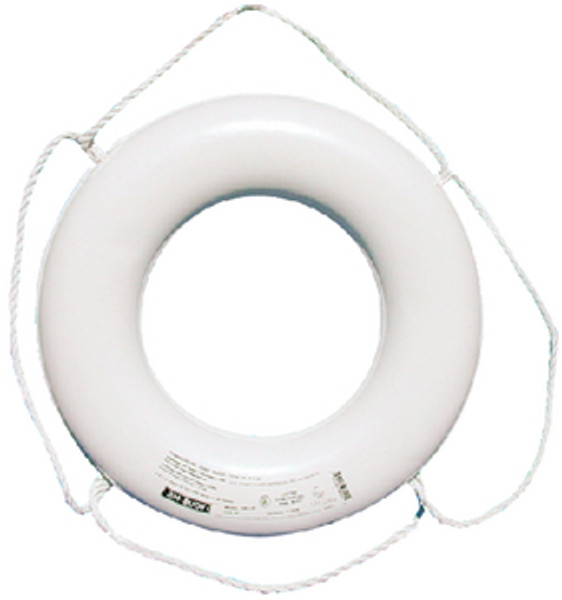 Cal-June 20 White Ring Buoy With O Strap GW-X-20
