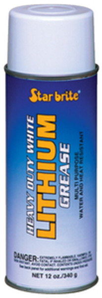 Starbrite Lube-White Lithium 12Oz Spray 27512