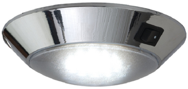 Sea Dog Line Dome Light Incandescent Chrome 401825-1