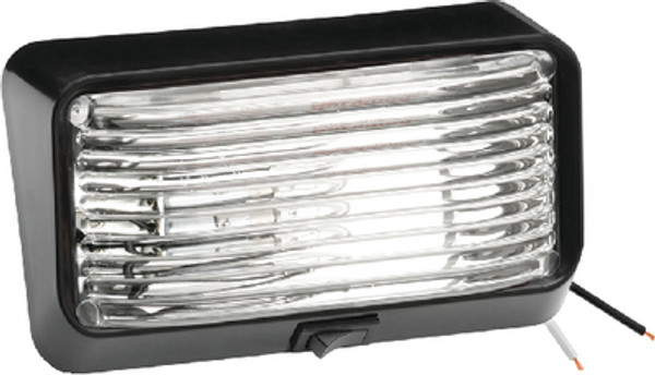 Fulton #78 Porch Lite Black/Clear 30-78-524