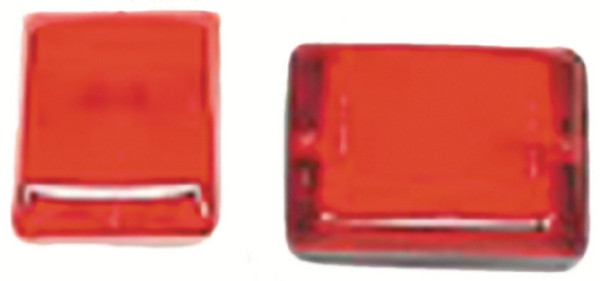 Fulton Red Rect Stop Turn Tail Lens 34-84-010