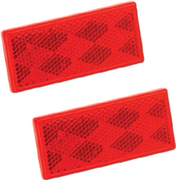 Fulton Red Reflector Pair 74-71-180