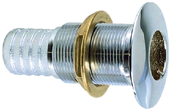 Perko 1-1/8 Chr Thru-Hull For Hose 035006ADPC