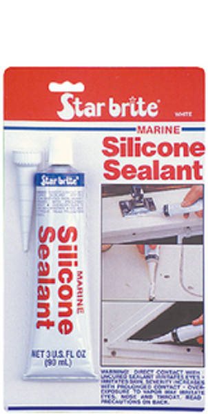 Starbrite Silicone Sealant White 100Ml 82101