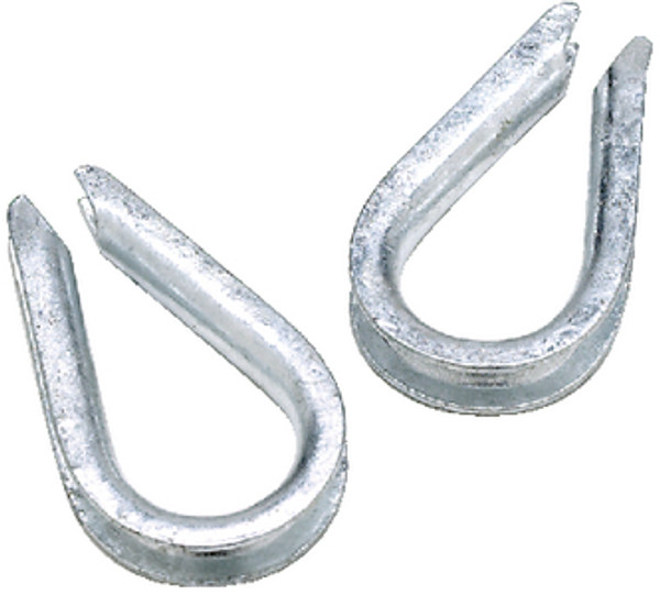 Seachoice Rope Thimble-Galv-3/8 2/Pk 43331