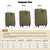 Softside Luggage Expandable 3 Piece Set Suitcase with Duffel Bag