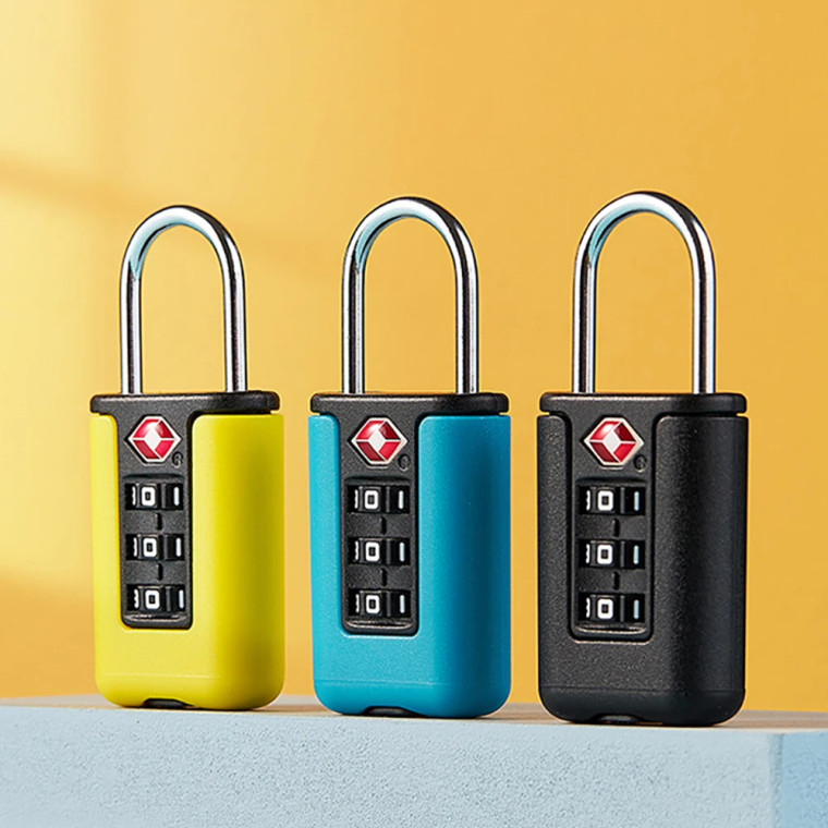 Customs Code Lock for Travel Luggage Password Changeable Black Lock