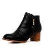 JUSTEN BLACK ANKLE BOOTS