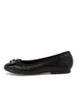 HALLO BLACK PATENT PU BALLET FLATS