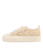Denna Beige Fabric Sneakers
