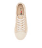 Denna Beige Fabric Sneakers